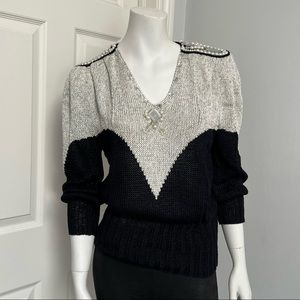 Vintage Magnolia Statement Sweater